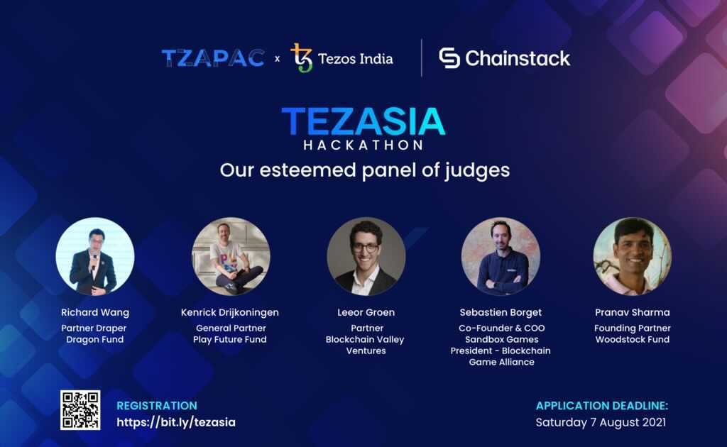 a lineup of panelist at TezAsia