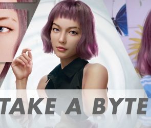 composite image of virtual influencer rae