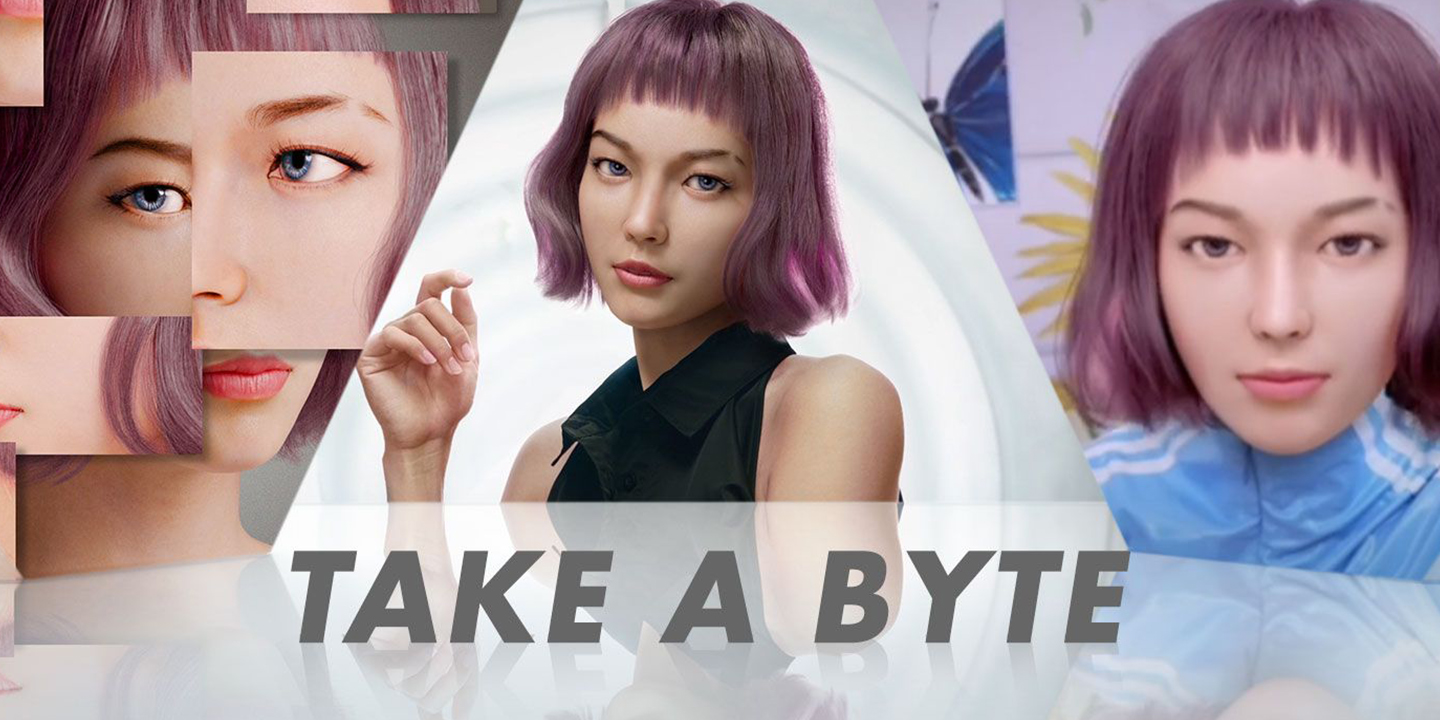 composite image of virtual influencer rae