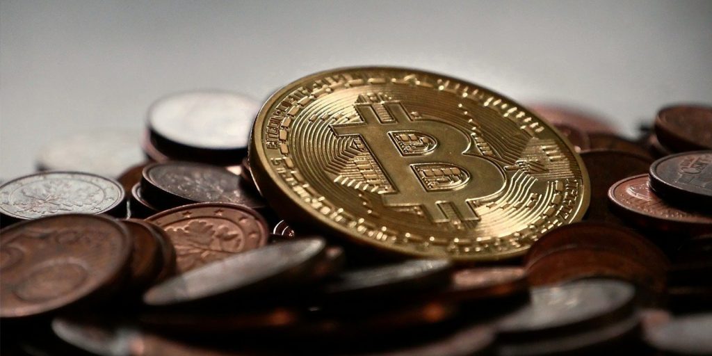 a picture of a bitcoin cryptocurrency