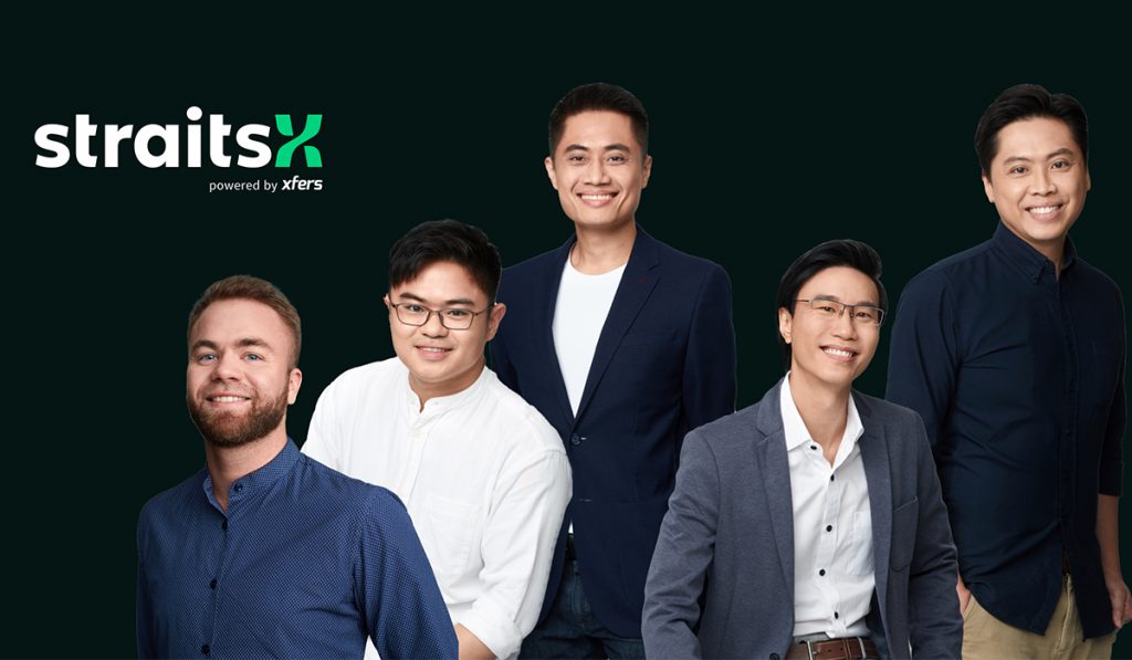 the team of StraitsX being shown in a single image