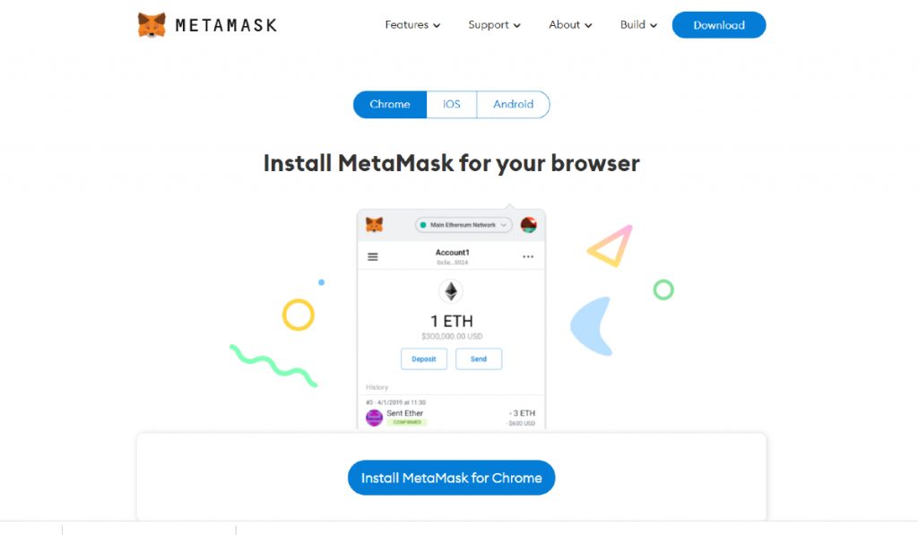step 1 metamask blockchain networks