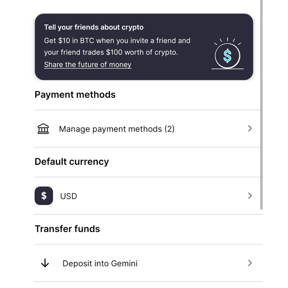 Step #2: Select ‘Manage payment methods’.
