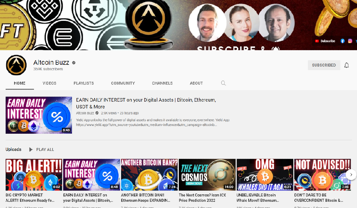 altcoin buzz top crypto channels to follow on youtube