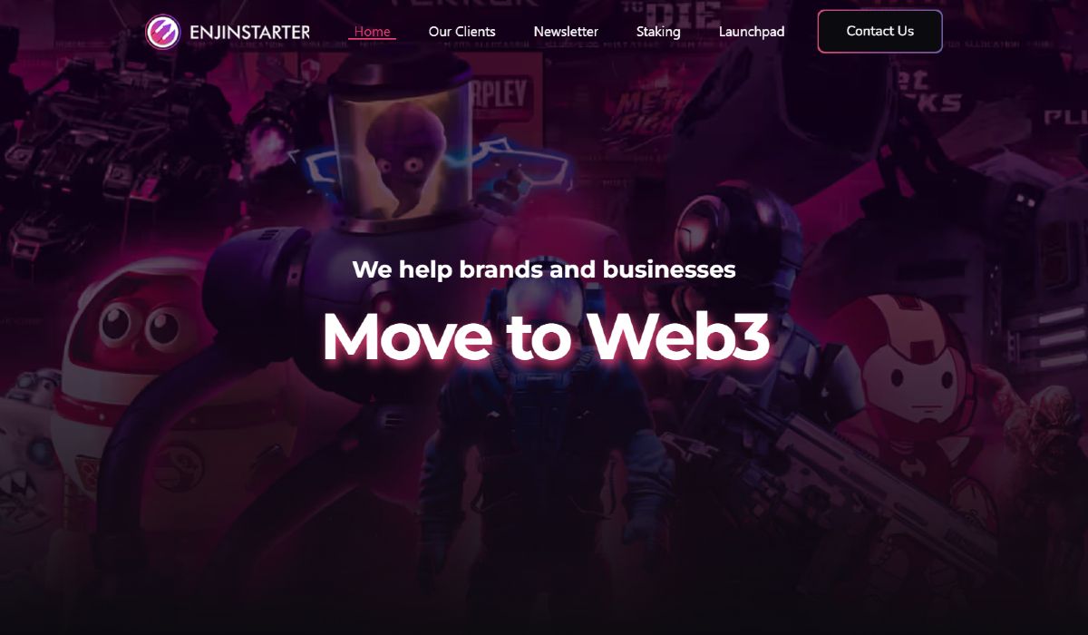 Enjinstarter homepage